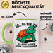 Sarkastische Schildkröte Tasse Geschenk Lustige Geschenkidee Spruch So Da Bin Ich Kann Es Euch Leider Nicht Ersparen Grün Trendation