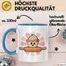 Bäcker Tasse Geschenkidee Konditor Lustiger Spruch Geschenkidee Lustig Blau Trendation