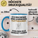 Kletterlehrer Geschenk Tasse Lustige Geschenkidee Geburtstag für Kletterlehrer Ich Bin Dieser Legendäre Kletterlehrer Von Dem Alle Geredet Haben Kaffee-Becher Blau Trendation
