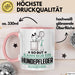 Hundepfleger Geschenk Tasse So Gut Kann Nur Ein Hundepfleger Aussehen Geschenkidee Kaffee-Becher Rosa Trendation