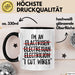 Elektriker Tasse Geschenk Im An Electrician I Cut Wires Geschenkidee Beruf Schwarz Trendation