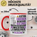 Wildtierforscher Geschenk Tasse Lustiger Spruch Erheben Sie Sich Der Wildtierforscher Betritt den Raum Rot Trendation