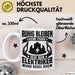 Elektriker Tasse Geschenk Ruhig Bleiben Ich Bin Elektriker Und Regel Das Geschenkidee Weiß Trendation