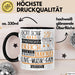 Live-Musik-Fan Geschenk Becher Tasse Gott Schuf Alle Menschen Gleich Nur Die Besten Durfeten Live-Musik-Fan Werden Geschenkidee Lustig Trendation