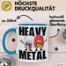 Punk Rock Metal Chemiker Tasse Geschenk Lustiger Spruch Musiker Wissenschaft Blau Trendation
