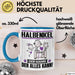 Halbenkel Tasse Geschenk für Halbenkel Der Mann Der Alles Kann Geschenkidee zum Geburtstag Blau Trendation