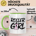 Rollschuh Skater Tasse Geschenk Rollergirl Skating Geschenkidee Lustig Grün Trendation