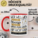Hip-Hop-Fan Tasse Geschenk Spruch Wer Will Schon Prinzessin Sein Wenn Man Auch Hip-Hop-Fan Sein Kann Rot Trendation