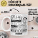 Musikbloggerin Geschenk Becher Tasse Gott Schuf Alle Menschen Gleich Nur Die Besten Durfeten Musikbloggerin Werden Geschenkidee Lustig Weiß Trendation