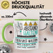 Tierkunst-Malerin Tasse Geschenk Lustig Abstand Halten Hochleistungs-Tierkunst-Malerin Mit Drang Zur Perfektion Bei Der Arbeit Grün Trendation