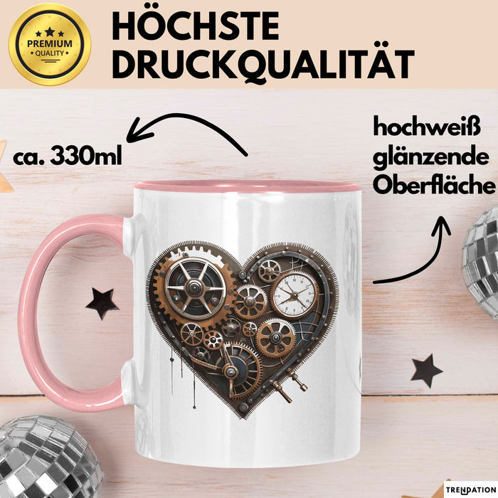 Zukunft Fan Enthusiast Tasse Geschenkidee für Zukunfts Fans Rosa Trendation