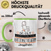 Katzenbetreuerin Geschenk Tasse So Gut Kann Nur Eine Katzenbetreuerin Aussehen Geschenkidee Geburtstag Weihnachten Lustig Grün Trendation