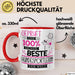Beste Hundesportlerin Der Welt Tasse Geschenk für Eine Hundesportlerin Geprüft Und Sicher Geschenkidee Geburtstag Weihnachten Rot Trendation