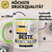 Beste Musikschülerin Der Welt Tasse Geschenk für Eine Musikschülerin Geprüft Und Sicher Geschenkidee Geburtstag Weihnachten Grün Trendation