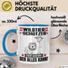 Wildtierschützer Tasse Geschenk für Wildtierschützer Der Mann Der Alles Kann Geschenkidee zum Geburtstag Blau Trendation