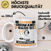 Drum-and-Bass-DJ Tasse Geschenk für Drum-and-Bass-DJ Geburtstag Lustiger Spruch Kaffee-Becher Was Ist Deine Superkraft Weiß Trendation