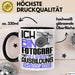 Fotograf Ausbildung Tasse Geschenk Ich Bin Fotograf In Der Ausbildung Ich Darf Das Geschenkidee Spruch Schwarz Trendation