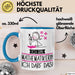 Geschenk für Mathematikerin Tasse Lustige Geschenkidee Geburtstag Ich Bin Mathematikerin Ich Darf Das Blau Trendation