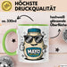 Mayo Süchtiger Tasse Geschenkidee für Cremiger Aufstrich Fan Grün Trendation