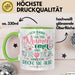 Uroma Tasse Geschenk Ur-Oma Geschenkidee Spruch Ich Habe 3 Titel Mama Oma Und Ur Oma Aber Ich Rocke Sie Alle Kaffee-Becher Grün Trendation