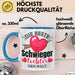 Schwiegertochter Tasse Geschenk Die Beste Schwiegertochter Der Welt Geschenkidee Becher Blau Trendation