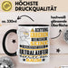 Ultraläufer Geschenk Tasse Lustiger Spruch Erheben Sie Sich Der Ultraläufer Betritt den Raum Schwarz Trendation