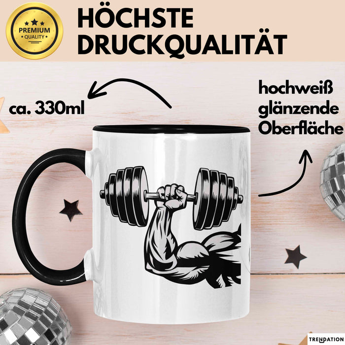 Bodybuilder Tasse Geschenkidee für Fitness Experten Trendation