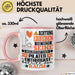 Pilates-Enthusiast Geschenk Tasse Lustiger Spruch Erheben Sie Sich Der Pilates-Enthusiast Betritt den Raum Rosa Trendation