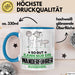 Wanderführer Geschenk Tasse So Gut Kann Nur Ein Wanderführer Aussehen Geschenkidee Kaffee-Becher Blau Trendation