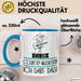 Geschenk für Country-Musikerin Tasse Lustige Geschenkidee Geburtstag Ich Bin Country-Musikerin Ich Darf Das Blau Trendation