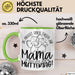 Mutter Geschenk Tasse Mama Du Machst Einen Tollen Job Alles Gute Zum Muttertag Geschenkidee Mütter Kaffee-Becher Grün Trendation