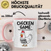 Sarkistisches Huhn Tasse Geschenk Lustige Geschenkidee Spruch Hühnerspiel Schau Nicht Auf Das Huhn Rosa Trendation