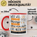 Live-Musik-Fan Tasse Geschenk Spruch Wer Will Schon Prinzessin Sein Wenn Man Auch Live-Musik-Fan Sein Kann Rot Trendation