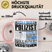 Polizist Geschenk Tasse Geschenkidee für Polizist Geburtstag Lustiger Spruch Ich Bin Polizist Ich Kann Es Dir Erklären Aber Nicht Für Dich Verstehen Rosa Trendation