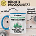 Mountainbiker Geschenk Tasse Lustiger Spruch Ich Bin Mountainbiker Warum Weil Ich Es Kann Geschenkidee Bester Mountainbiker Geburtstag Kaffee-Becher Blau Trendation
