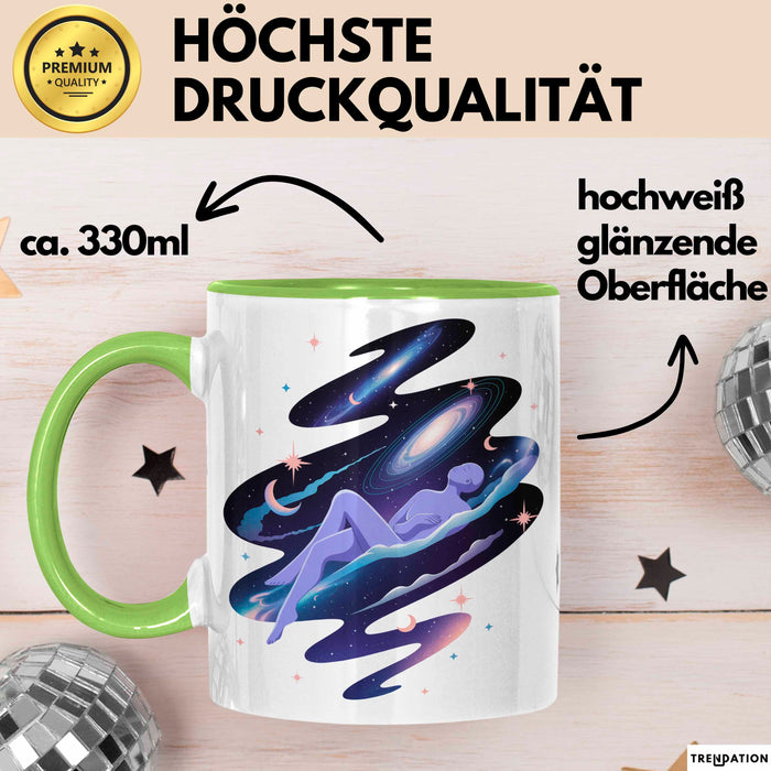 Klarträumer Tasse Geschenkidee für Traum Entdecker Grün Trendation