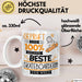 Beste Skateboarderin Der Welt Tasse Geschenk für Eine Skateboarderin Geprüft Und Sicher Geschenkidee Geburtstag Weihnachten Weiß Trendation