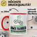BMX-Fahrer Geschenk Tasse Ich Bin BMX-Fahrer Aber Sag Doch Einfach Superheld Lustige Geschenkdiee für BMX-Fahrer Kaffee-Becher Rot Trendation