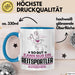 Reitsportler Geschenk Tasse So Gut Kann Nur Ein Reitsportler Aussehen Geschenkidee Kaffee-Becher Blau Trendation
