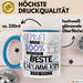 Beste Drummerin Der Welt Tasse Geschenk für Eine Drummerin Geprüft Und Sicher Geschenkidee Geburtstag Weihnachten Blau Trendation