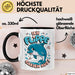 Delfin Tierliebhaber Tasse Geschenk Lustige Geschenkidee Spruch Ich Flippe Gleich Aus Schwarz Trendation