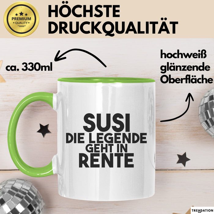 Susi Tasse Susi – Die Legende Geht In Rente Geschenk