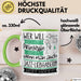Jazz-Liebhaberin Tasse Geschenk Spruch Wer Will Schon Prinzessin Sein Wenn Man Auch Jazz-Liebhaberin Sein Kann Grün Trendation