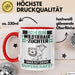Wildtieraufzüchter Tasse Geschenk für Wildtieraufzüchter Geburtstag Lustiger Spruch Kaffee-Becher Was Ist Deine Superkraft Rot Trendation