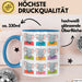 Elefant Tier Tasse Geschenk Lustige Geschenkidee Spruch Elefanten Yoga Blau Trendation