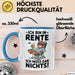 Rentner Pensionär Sarkasmus Bär Tasse Geschenk Lustige Geschenkidee Spruch Ich Bin In Rente Ich Muss Gar Nichts Blau Trendation