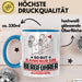 Bergführer Geschenk Tasse So Gut Kann Nur Ein Bergführer Aussehen Geschenkidee Kaffee-Becher Blau Trendation