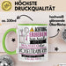 Vogeltrainerin Tasse Geschenk Lustiger Spruch Bitte Erheben Sie Sich Seine Majestät Die Vogeltrainerin Betritt Den Raum Grün Trendation