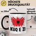 Albanische Flagge Shqip Shqiponja Albanischer Adler Albanien Tasse Geschenkidee Schwarz Trendation