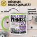 Pianist Geschenk Kaffee-Tasse Geschenkidee für Pianist Ich Bin Pianist Ich Kann Es Dir Erklären Jedoch Nicht Für Dich Verstehen Spruch Lustig Grün Trendation